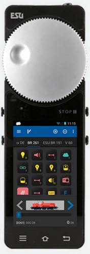 ESU 50114  - Mobile Control II Funkhandregler Einzelregler für ECoS