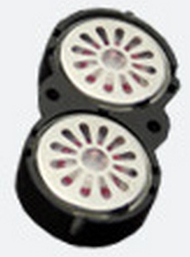 ESU 50327  - Zwei Lautsprecher 16mm, oval, 8 Ohm, 1~2W, mit gemeinsamer Schallkapsel