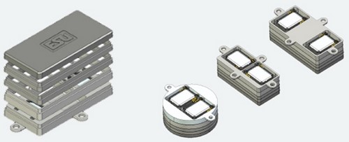 ESU 50340  - Lautsprecherset, Dual 11x15mm, Modulares Schallkapselset für 28, 20x40, 16x35 (38)