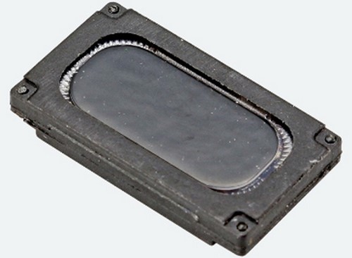 ESU 50342  - Lautsprecher 9mm x 16mm x 3.0mm, rechteckig, 8 Ohm, mit Schallkapsel, 0.5W