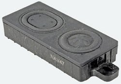 ESU 50344  - Lautsprecher  24mm x 55mm x 8.6mm, rechteckig, 4 Ohm, Bassreflex (37)