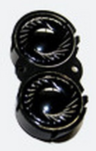 ESU 50447  - Zwei Lautsprecher 16mm, oval, 100 Ohm, mit gemeinsamer Schallkapsel