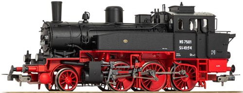 Piko 50747 H0 - Stoom Locomotief/Sound RH 75 ex BR 91 NS III + PluX16 Dec.