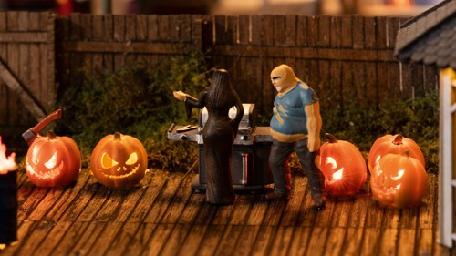 Noch 51210 H0 - Pompoen Halloween + verlichting (5 st.)