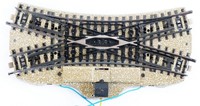 Märklin 5128 H0 - M-Rails Engelse Elektrische Kruiswissel