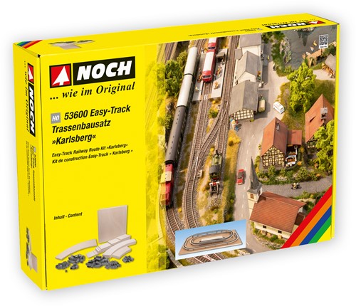 Noch 53600 H0 - Easy-Track Routepakket Karlsberg