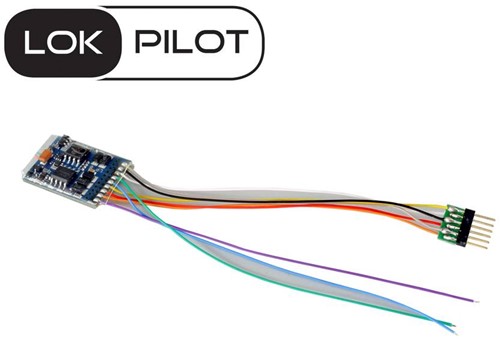 ESU 59626  - LokPilot 5 DCC, 6-pin NEM651, Retail, Spurweite H0 ,0