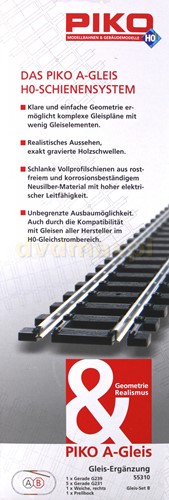 Piko 55310 H0 - Rails Set: B