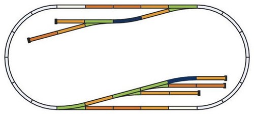 Piko 55330 H0 - Rails Set: D