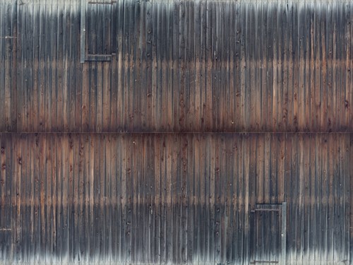 Noch 56665 H0 - Houten muur / wand, verweerd, 3D karton