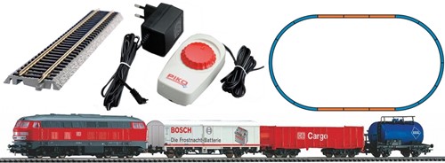 Piko 57154 H0 - Startset DB Cargo: BR 218 + Goederenwagons A-Rails & B V
