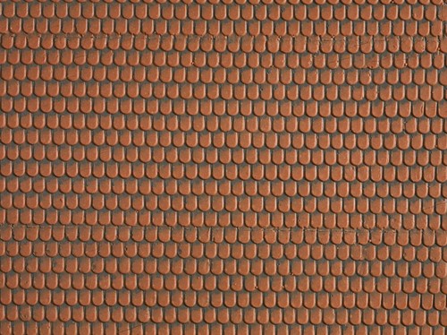 Noch 57328 H0 - Beverstaart Dakpannen 3D-Strukturfolie