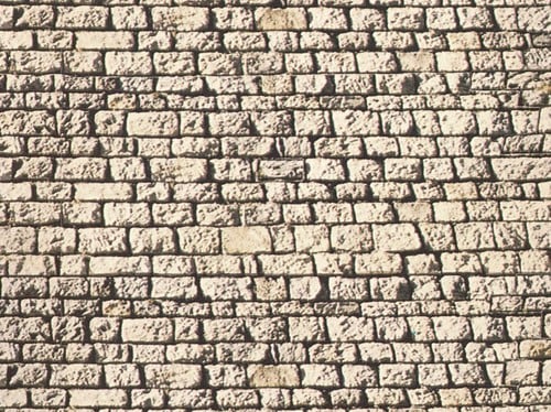 Noch 57560  - Muur plaat, ashlar