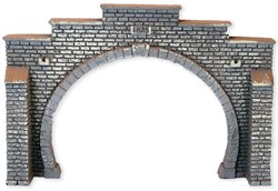 Noch 58052 H0 - Tunnel-Portaal Dubbel-spoor 21x14cm