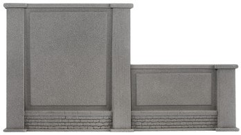 Noch 58087 H0 - Mauer, rechts abgestuft, 20,5 x 12,5 cm