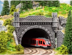 Noch 58271 H0 - Tunnel-Portaal Dubbel-spoor 21.5x17.5cm