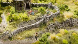 Noch 58280 H0 - Muur / omheining, graniet