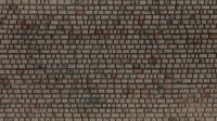Noch 60372 H0 - Stenen muur / straat, hardsteen, 3D folie