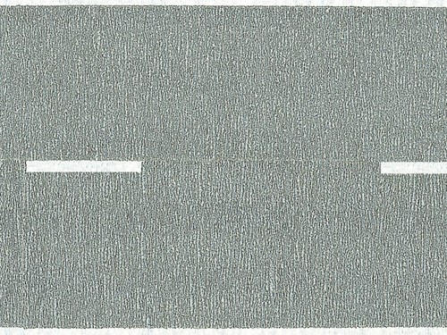 Noch 60470 H0 - Provinciale Weg Grijs 100x58cm opgedeeld in 2 Rollen