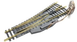 Fleischmann 6072 H0 - Modell-Gleis Wissel Links Elektrisch 15 graden