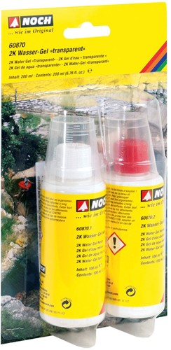 Noch 60870  - Water gel, transparant 2K (componenten)