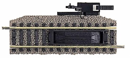 Fleischmann 6114 H0 - Rechte rail ontkoppelrail handbediening 100 mm 1stuks