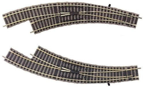 Fleischmann 6142 H0 - Wissel paar gebogen handbediening 18° link/rechts