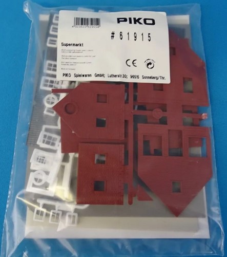 Piko 61915 H0 - Supermarkt Edeka Gruber (Poly Bag)-2