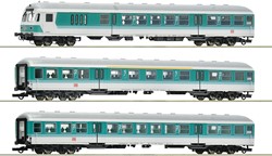 Roco 6200034 H0 - 3-delige set 1: Forens Passagiersrijtuig DB AG