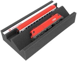 Feldherr JEMFMF070 H0 TT - Premium Locomotief Werkbank met Magneetstrip en Extra Onderhoud ruimte