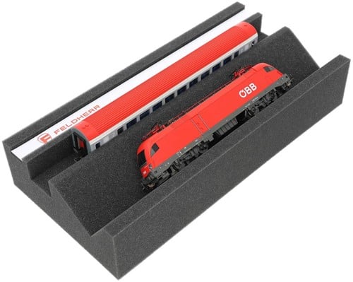 Feldherr JEMFMF070 H0 TT - Premium Locomotief Werkbank met Magneetstrip en Extra Onderhoud ruimte