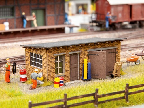 Noch 66106 H0 - Gereedschapsschuur en werkplaats