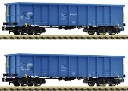 Fleischmann 6660095 N - 2-delige Set: Open Goederenwagens Eanos Cronifer Holland B.V