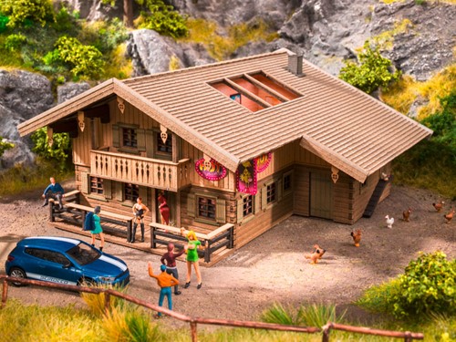 Noch 66705 H0 - Kippenhof Hot Chicken met micro-sound