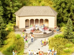 Noch 66825 H0 - Festivalpodium met Rock-Band + LED-Light-Show (Sound Szenen)
