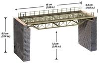 Noch 67024 H0 - Brugdeel of brugdek, recht-3