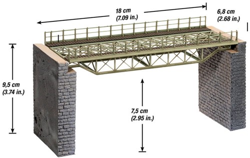 Noch 67024 H0 - Brugdeel of brugdek, recht