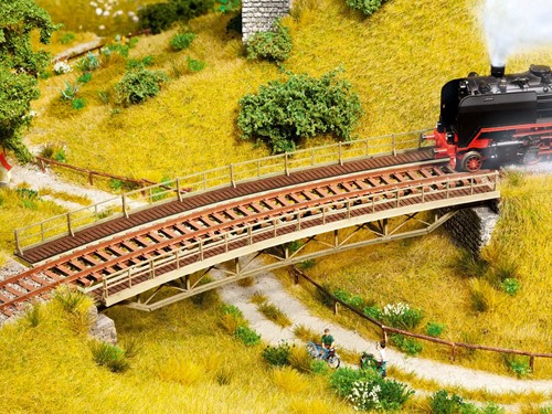 Noch 67026 H0 - Brugdeel of brugdek, gebogen