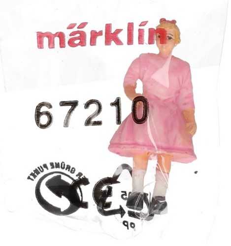 Märklin 67210 1 - Kind met Roze Jurk Spur1-2
