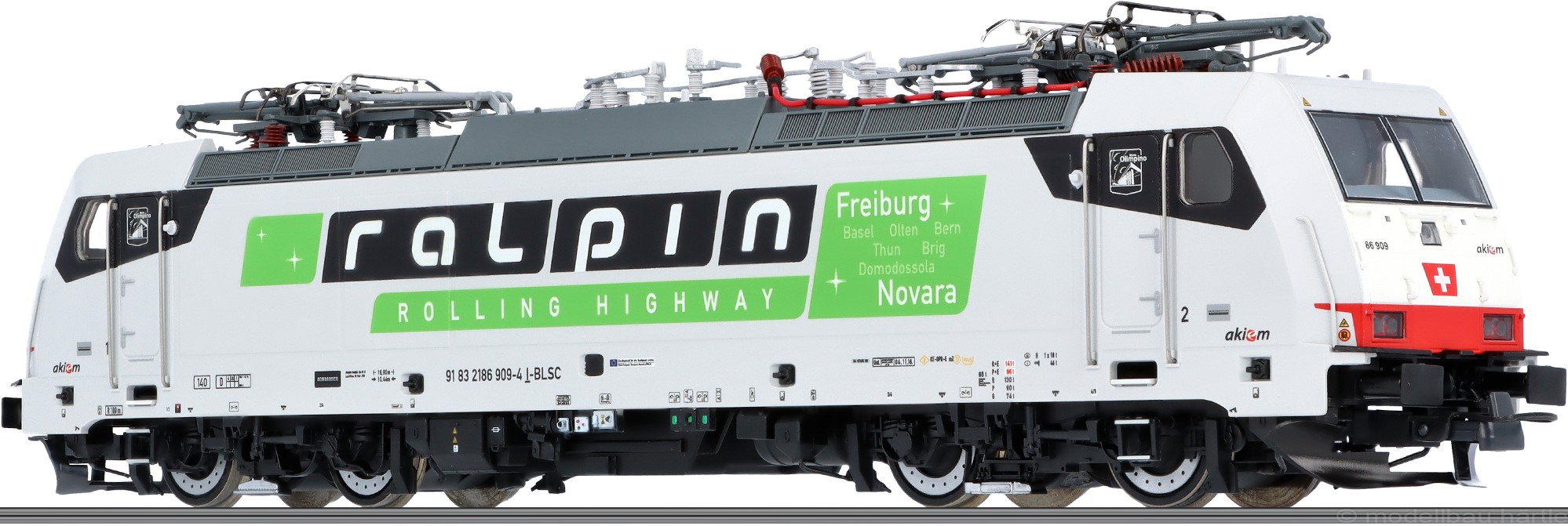 Locomotive électrique 186 906-4 «RALpiercer», CFF, Ep VI- ROCO 70732