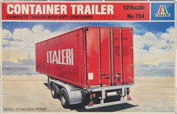 Italeri 754 - Container Trailer With 40FT. Container 1:24