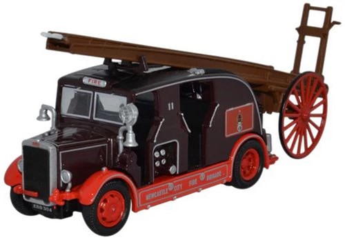 Oxford Fire 76LC001 00 - Leyland Cub FK7 Newcastle City Fire Brigade