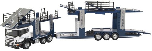 Oxford 76SCT007 00 - Scania Car Transporter Robinsons Autologistics