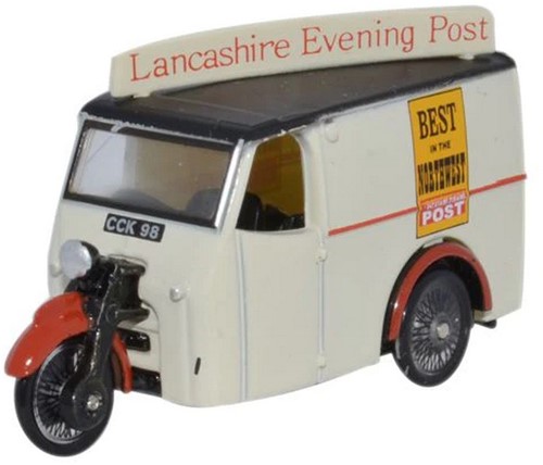Oxford Commercials 76TV006 00 - Tricycle Van Lancashire Evening Post