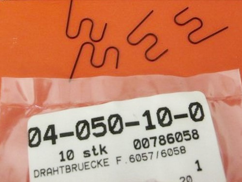 Fleischmann 00786058-1 H0 - draadbrug voor driewegwissels "modelrail" (1 stuk)