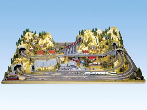 Noch 80100 H0 - Diorama Silvretta (Fertiggelände)