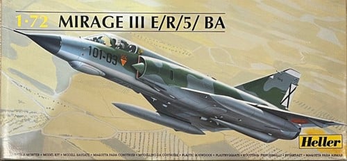 Heller 80323 - Mirage III E/R/5 BA 1:72 (Open Verpakking)
