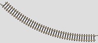 Märklin 8520 Z - Gebogen rail 195mm 45° (Zonder Verpakking)