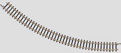 Märklin 8520 Z - Gebogen rail 195mm 45° (Zonder Verpakking)