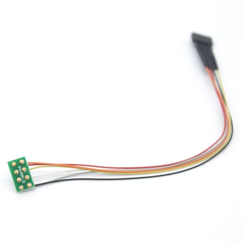 Lais DCC 860087 H0 - 6Pin/8Pin Adaptor / NEM651/6PIN vrouwelijke scoket naar NEM652/8Pin adapter omvormer kabelboom